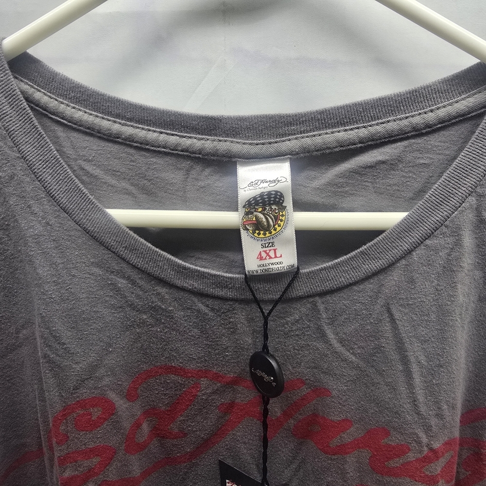 NWT ED HARDY MENS SHIRT SIZE 4XL - Picture 5 of 9